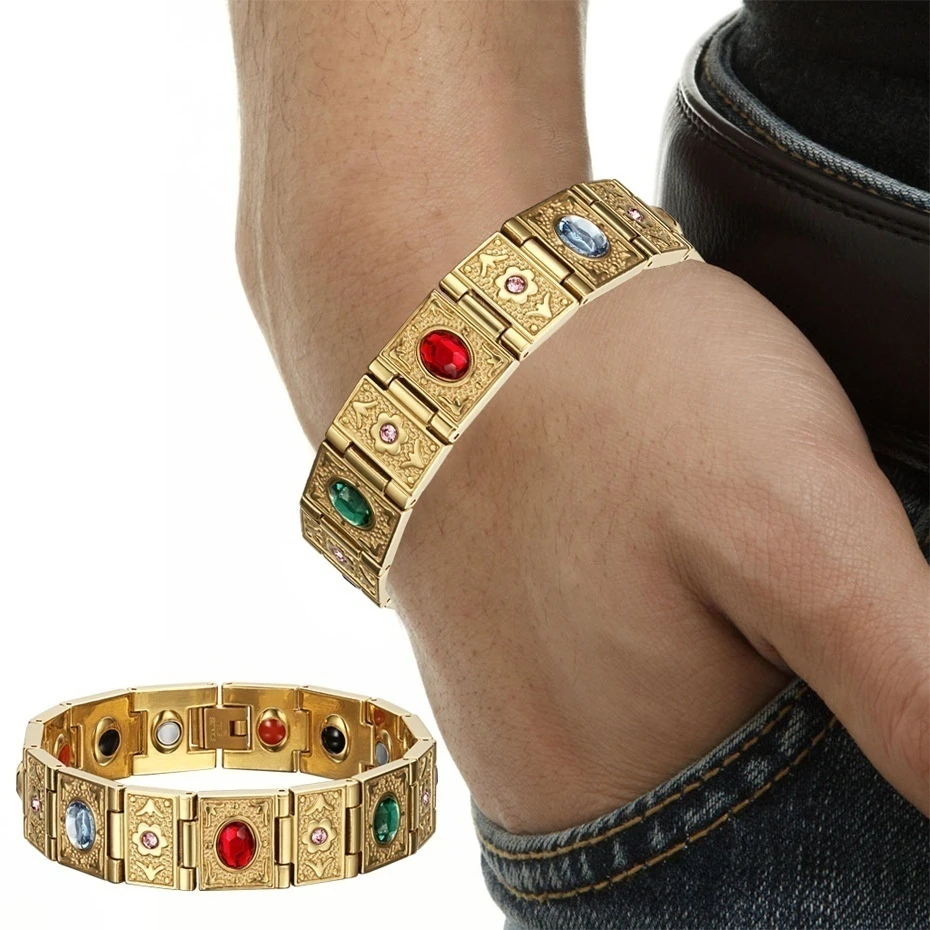 Магнитный терапевтический браслет энергетический баланс мужской забота о