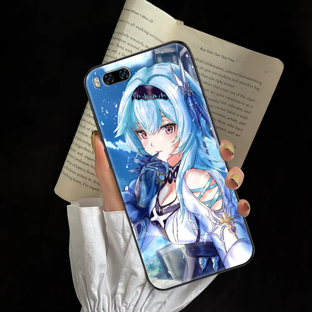 Фото Чехол для телефона Eula GAME Genshin Impact для Xiaomi Mi Max, Note 3, A2, A3, 8, 9, 9T, 10 Lite Pro, Ультрачерный чехол из ТПУ prime с 3D рисунком №3