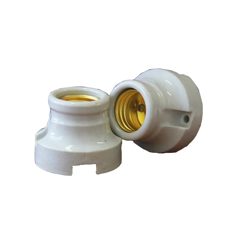 Цоколь лампы E27 с винтовым отверстием керамические Цоколи для ламп высокой