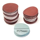 100 шт. 75 мм 3 дюйма шлифовальный диск шлифовальные диски на рост от 80 до 3000 Грит Бумага для полировочные инструменты Абразивные Инструменты