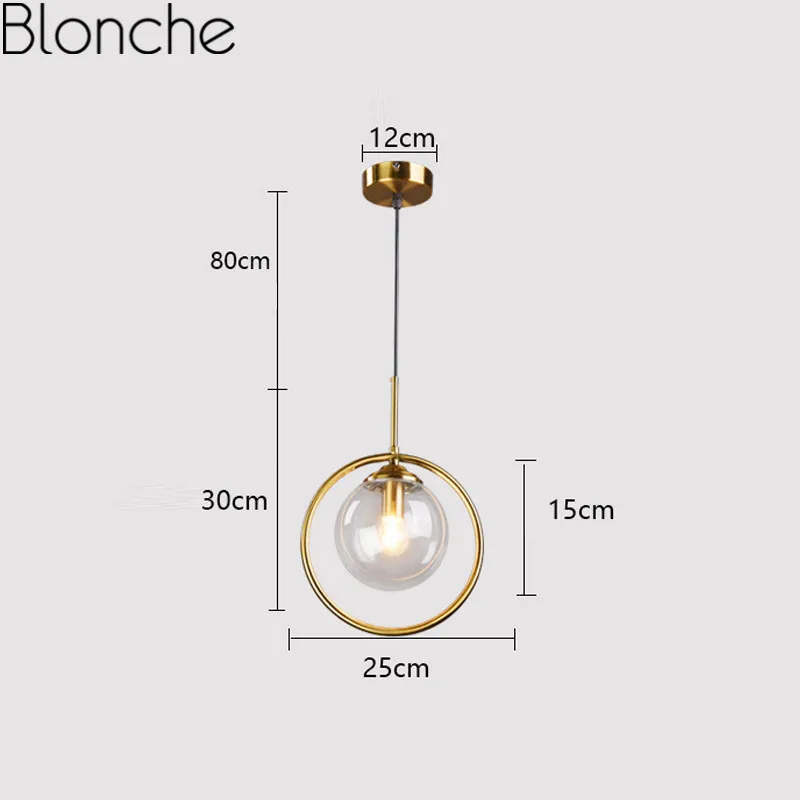 Промышленный подвесной светильник со стеклянными шариками Подвесная лампа для