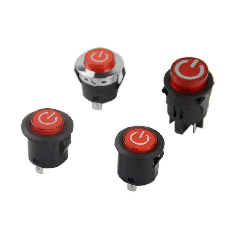 One button start switch for children's electric car 3-pin po