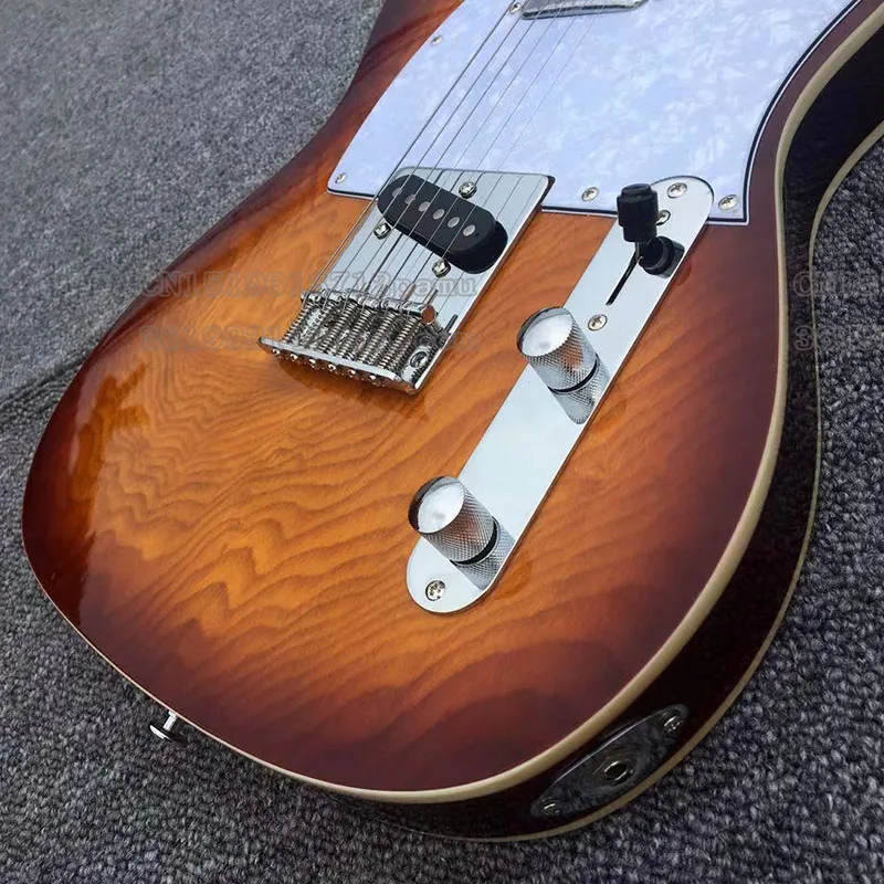 Совершенно стандарт электрогитары Клен гриф Custom Shop Sunburst музыкальный инструмент гитара, Канада гайка, Италия галлиструны