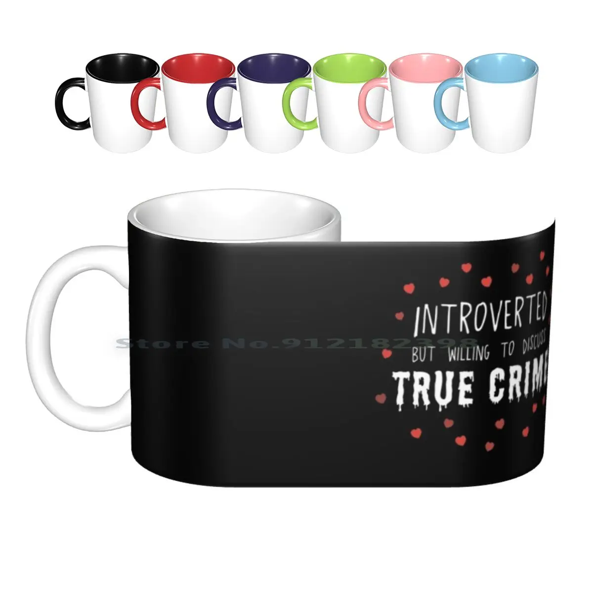 

Love True Crime Ceramic Mugs Coffee Cups Milk Tea Mug True Crime True Crime Documentary Documentaries Crime Documentary Crime