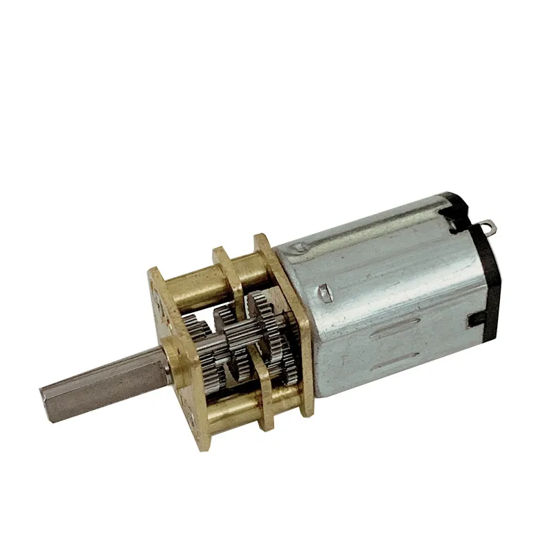 Мини-редуктор постоянного тока N20, 3 в, 6 в, 12 В, низкая скорость 15-1000 об/мин, для самостоятельной сборки автомобиля, 9 мм, вал 12 мм x 26 мм, корпус, 1 шт.