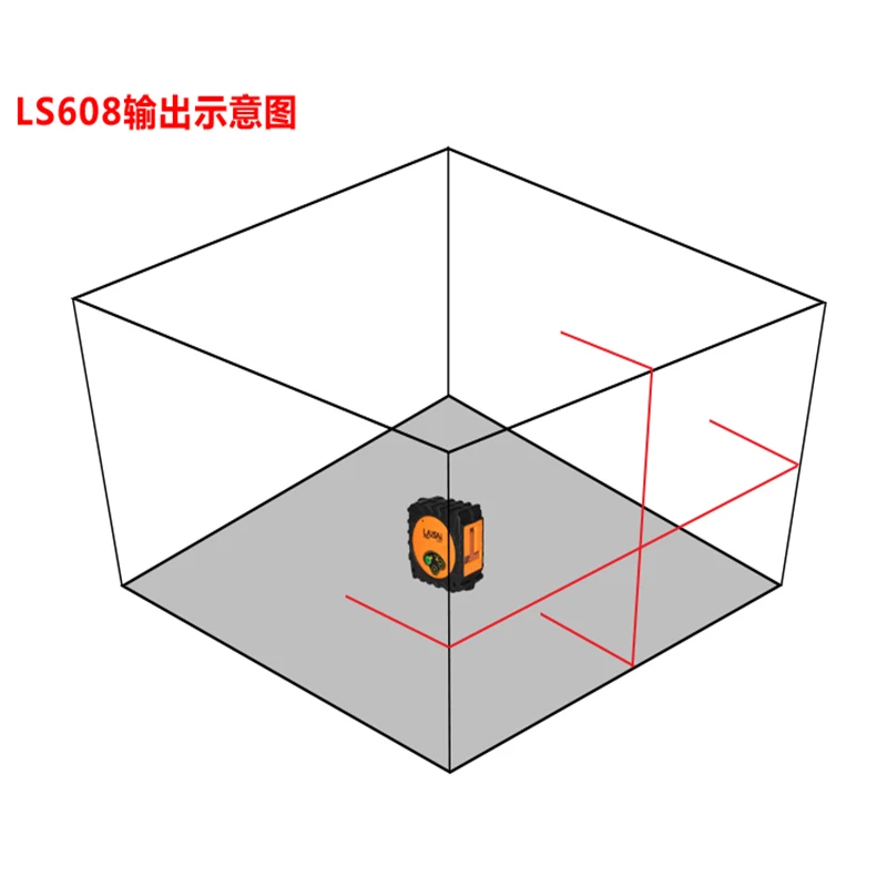 Лазерный уровень Laisai LS608 самонивелирующийся электронный лазерный набор