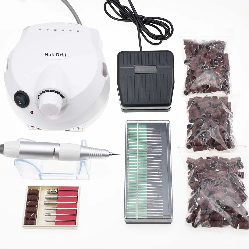 Профессиональная электрическая дрель для ногтей 15 Вт 35000 об/мин оборудование