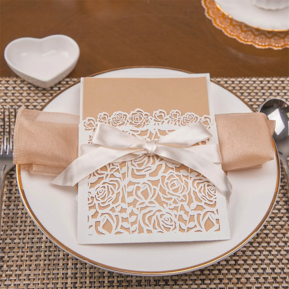 20 шт. декоративные бумажные открытки для приглашений на свадьбу | Дом и сад