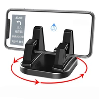 360 degree rotatable car phone holder stick to dashboard abs silicone bracket phone stand car dashboard gps stable phone support