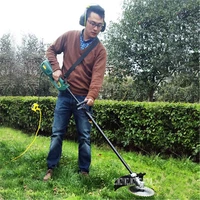 gt 528tr electric lawn mower portable grass trimmer multi function garden tools household weeding machine 220v 1600w 12000rpm
