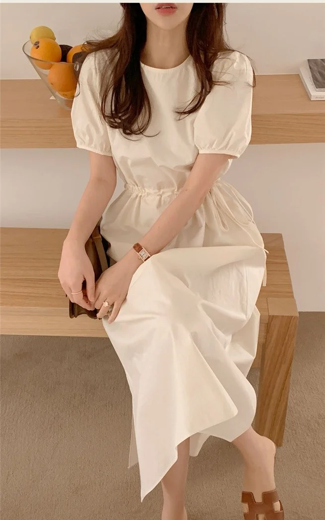

Summer Women'S Dress 2021 Dress Long Evening Female Vintage Maxi Party Oversize Beach Women Dresses Casual Elegant Prom Pure