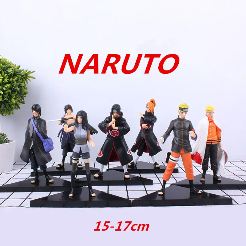 Экшн фигурка Наруто Узумаки Хината Учиха Итачи Саске Модель Кукла Гара дэдара