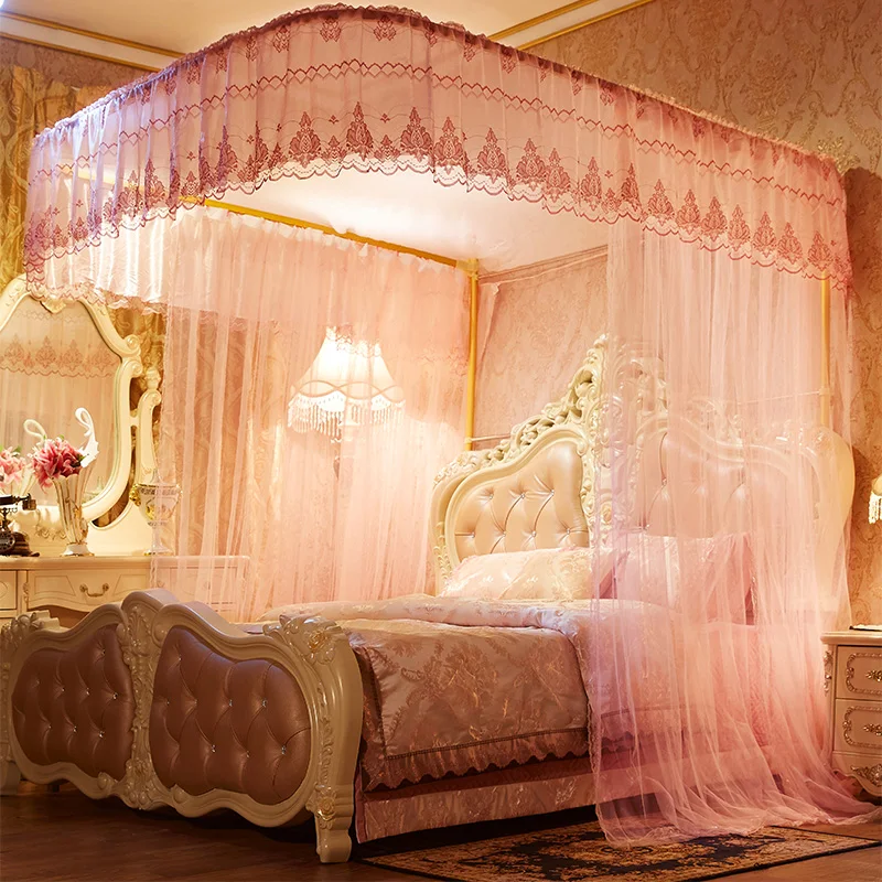 U образная направляющая москитная сетка 1 8 м кровать двойной дом 2 напольная