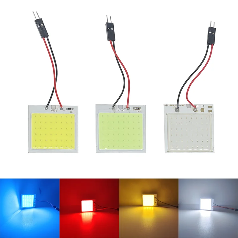 Акция T10 BA9S W5W COB 24SMD 36SMD 48SMD автомобильная светодиодная лампа для чтения салона