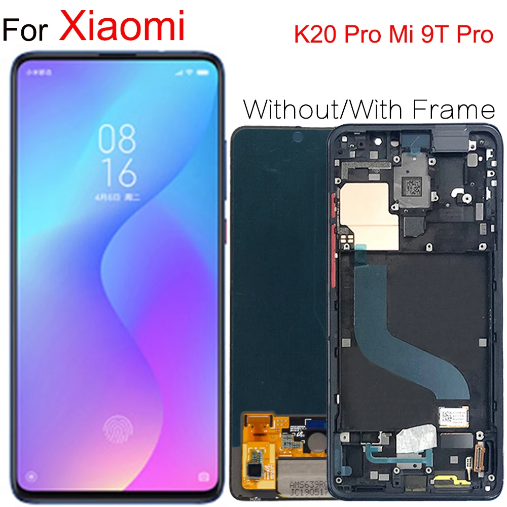 ЖК дисплей 6 39 дюйма для Xiaomi Redmi K20 Pro сенсорный экран с дигитайзером в сборе Mi 9T