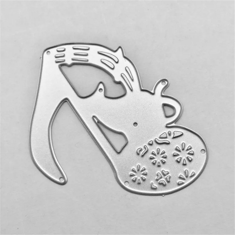 Grite 2019 музыкальные ноты Кот Металлические Стальные режущие штампы трафареты для