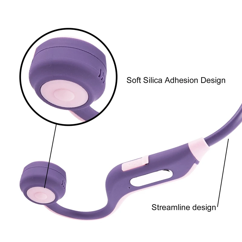 Водонепроницаемые спортивные наушники с костной проводимостью Встроенный 8 Гб sd