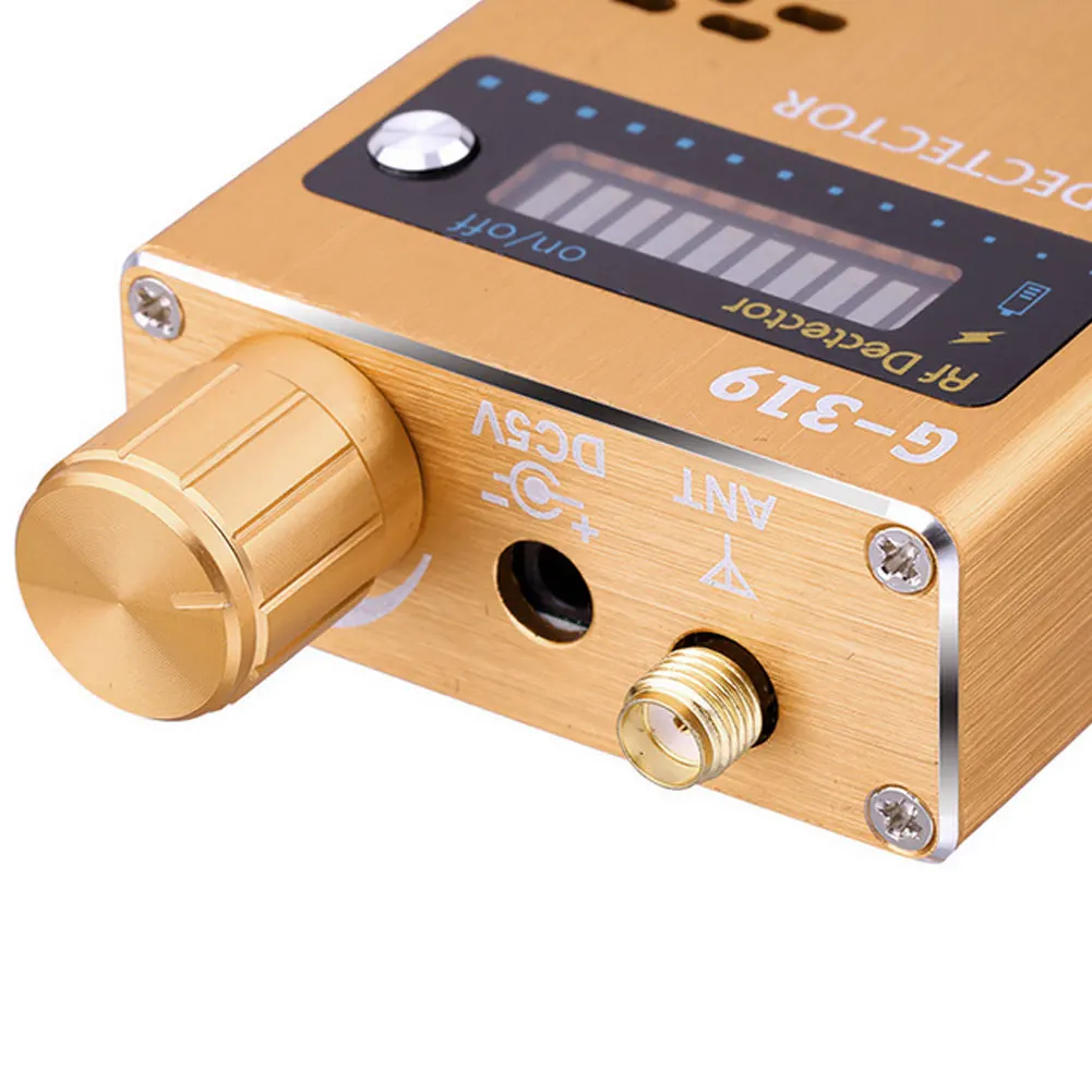 

G319 Signal Detector Scanner Signal GSM Device Finder RF Detector Micro Wave Detection Security Sensor Alarm Anti-Spy Detector