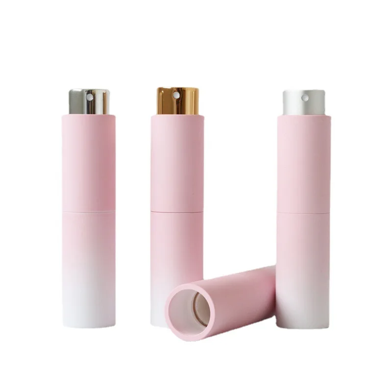

8ml Mini Perfume Spray Bottle Gradient Color Portable Refillable Liquid Empty Bottle Packing Atomizer Cosmetic Container Travel