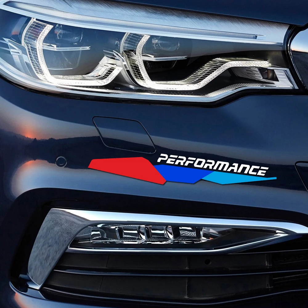 Наклейки на передний бампер для BMW e90 e46 e39 e60 f30 f31 g30 f85 f16 f10 f34 x3 x4 x5 e70 f15 x6 M3 M5