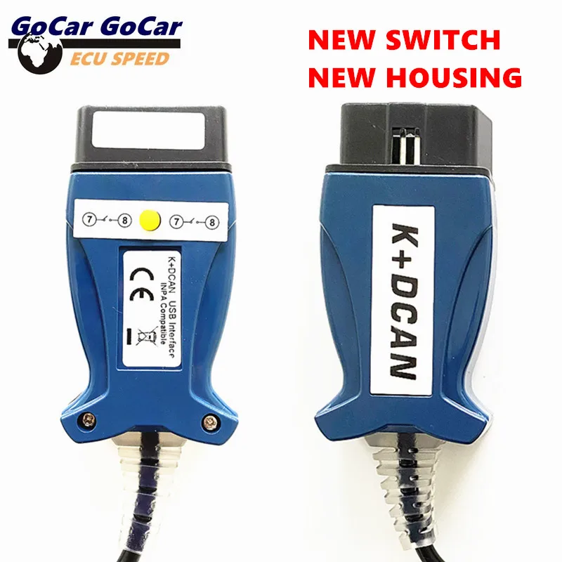 INPA EDIABAS K DCAN + CAN для BMW ISTA FTDI Chip Full PCB OBD2 16PIN диагностический инструмент