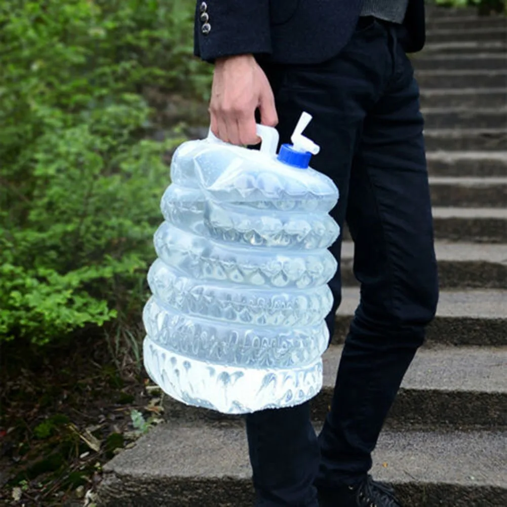 

Foldable Water Bag Outdoors Water Bucket Water Tank Bucket 10L Camping