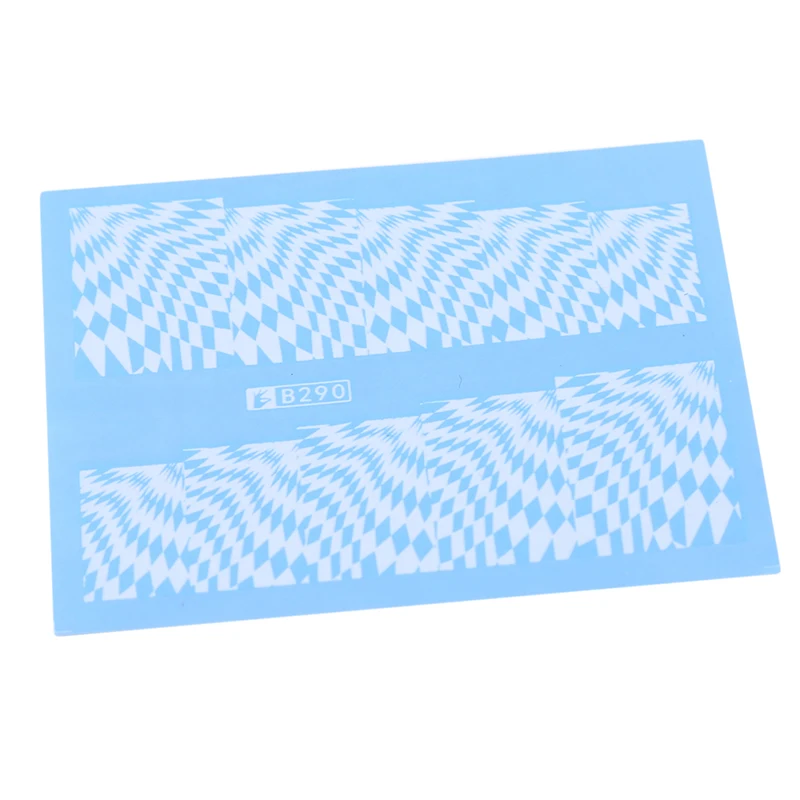 Модные кружевные наклейки для ногтей с цветами высококачественные Типсы