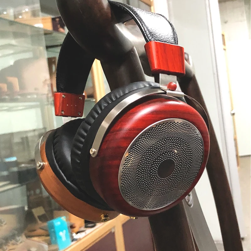 HiFi корпус наушников натуральный деревянный над ухом гарнитура Оболочка Чехол DIY 50 мм динамик блок наушников