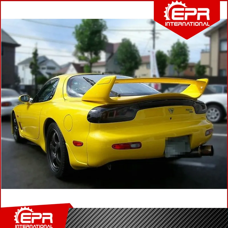 Задний спойлер из стекловолокна для RX7 FD3S Mazdaspeed отделка гоночная часть комплект