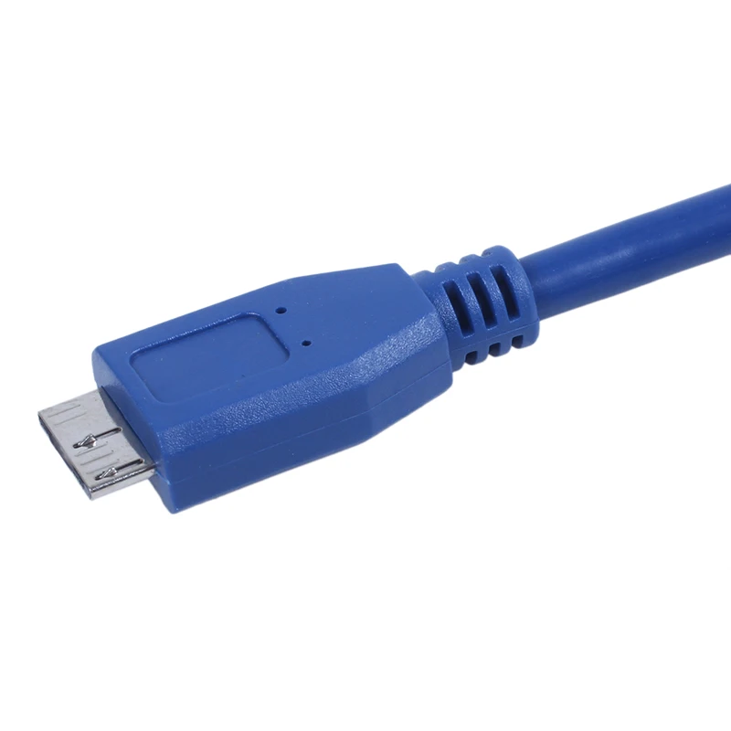30 см синий USB 3 0 male - Micro-B Мужской кабель синхронизации и зарядки шнур питания |