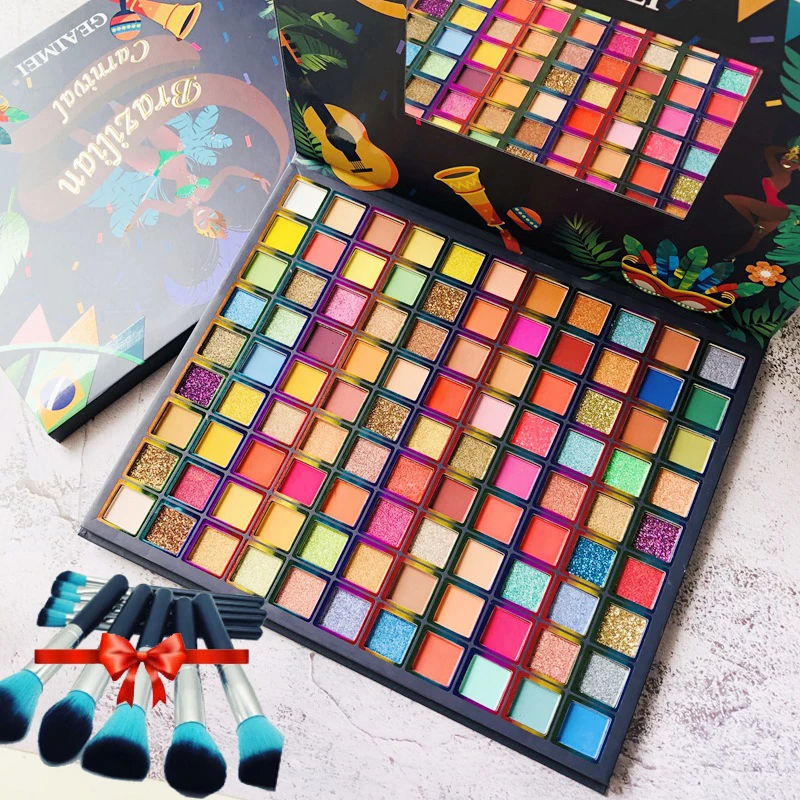 

99 Color Eye Shadow Bead Matte Bright Piece Grail Eye Shadow Pallete Makeup Maquillaje Natural Easy to Wear Long-lasting