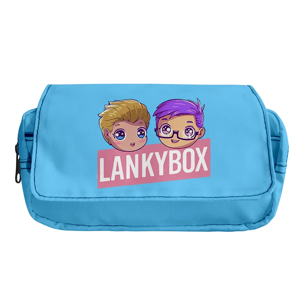 

Lankybox Sakura Student Large Capacity Double Zipper Pen Bag