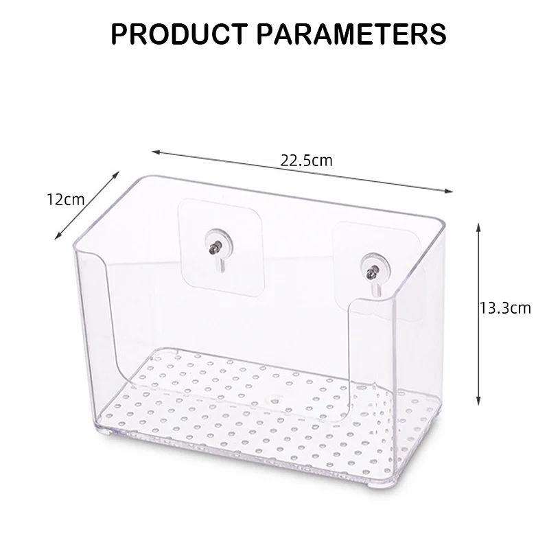 

Wall Mounted Bathroom Cosmetics Shelf Facial Masks Shampoo Makeup Storage Organizer Basket Kitchen Accessories Storage