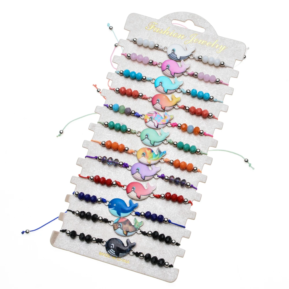 12 шт. женские браслеты-подвески в виде дельфина | Украшения и аксессуары