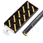 1 шт. MGIVR 2520-1,5 токарный станок с внутренней резьбой держатель режущего инструмента + 10 шт. MGMN ЧПУ станок твердосплавная вставка прочная обработка стали