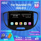 2Din Android 9,0 автомобильное радио для Hyundai I10 2008-2012 автомобильный Muitimedia видео навигация GPS плеер стерео приемник 2Din DVD плеер
