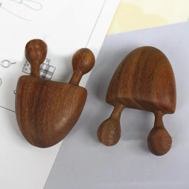 

1pc Natural Sandalwood Scraping Massage Tool Wooden Stick Acupuncture Massager Eye Therapy Neck Relaxing Massage F5m1