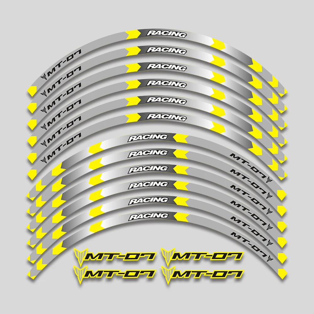 Высококачественные наклейки на колеса мотоцикла светоотражающие полосы обода