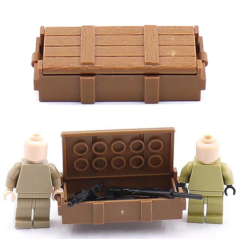 Материал коробка солдатские фигурки Военная мировая война 2 Коробка оружия армия
