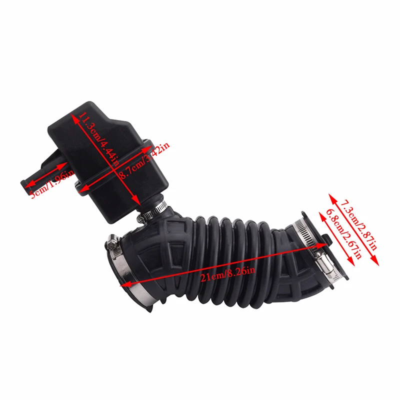 Шланг воздухозаборник автомобильный с фильтром холодного воздуха индукционный