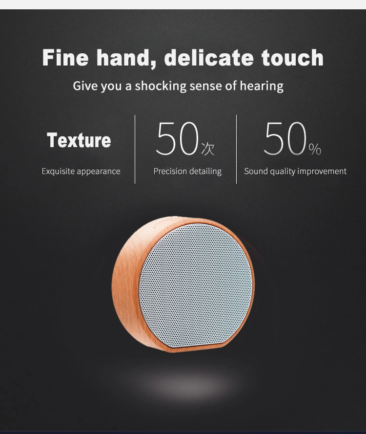 A60 Bluetooth динамик мини беспроводной стерео громкий Mp3 плеер сабвуферы деревянный