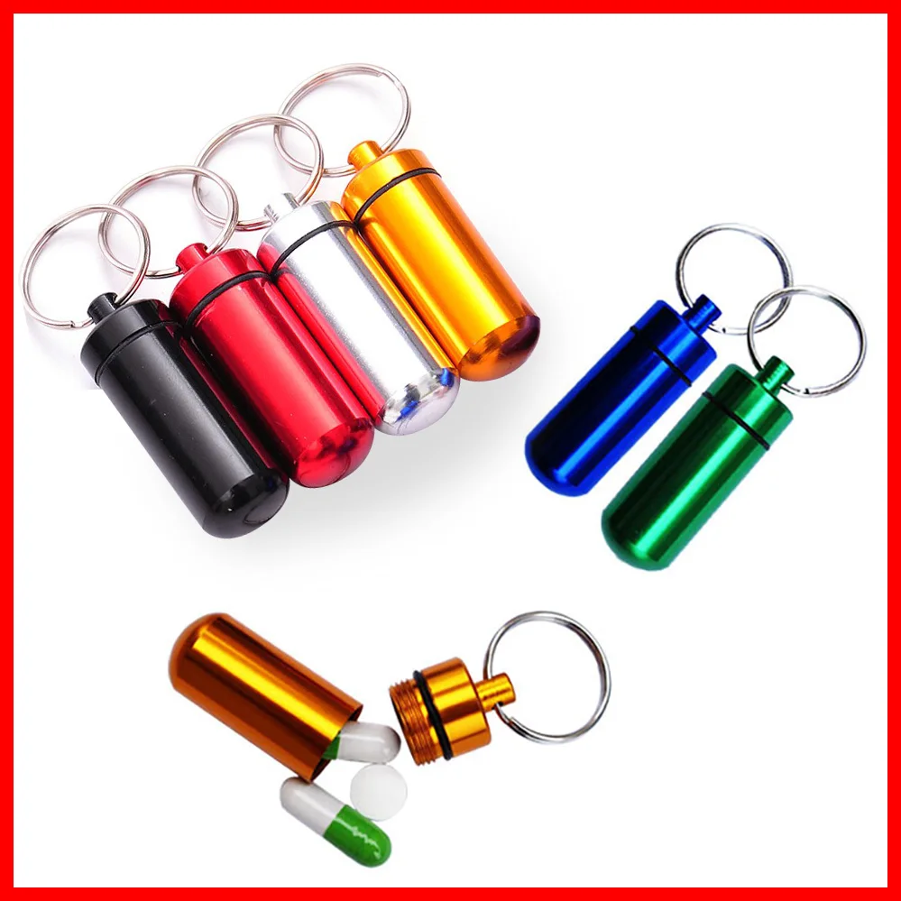 Новинка Высокое качество портативный водонепроницаемый мини синий алюминиевый