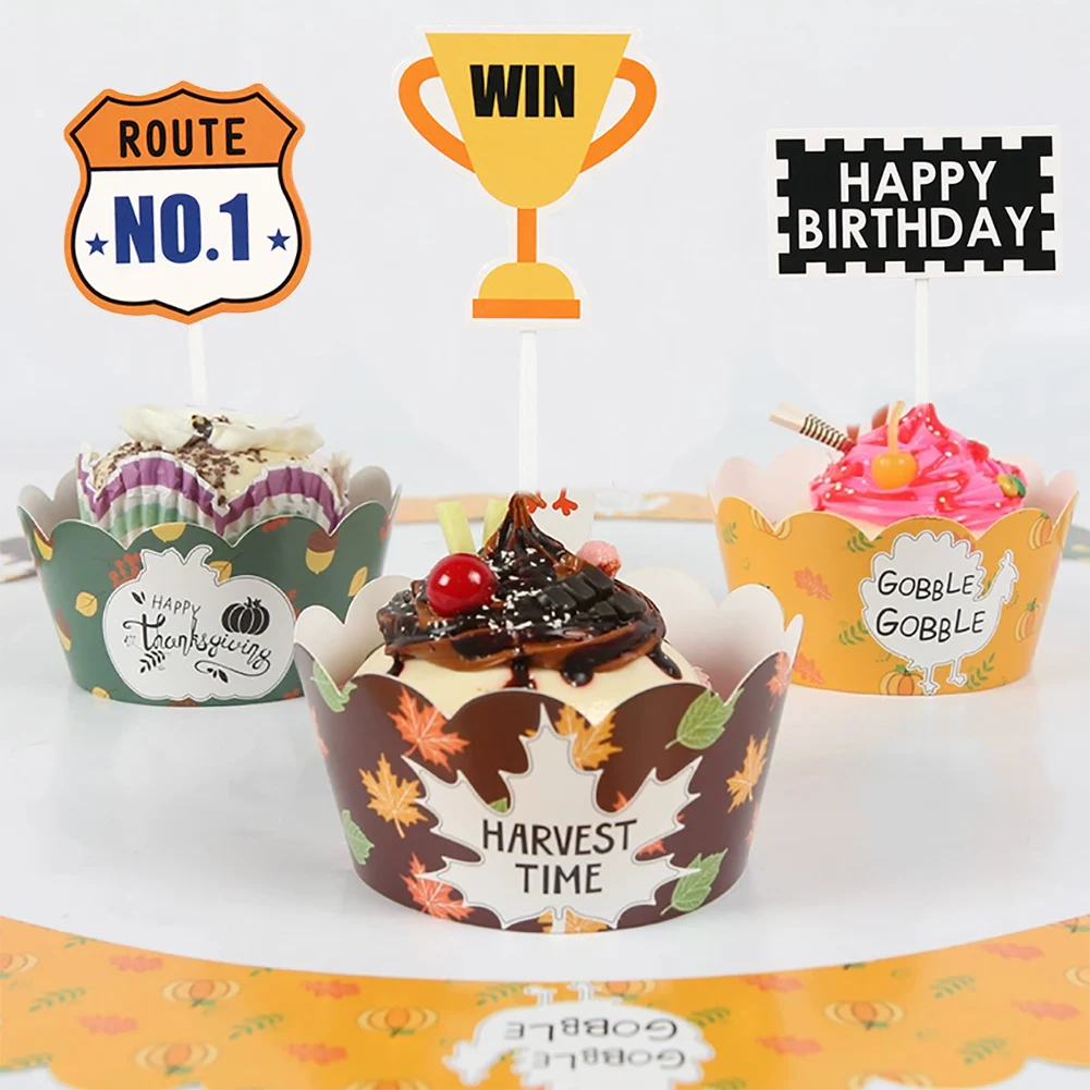 6 шт./компл. гоночный автомобиль темативечерние торт Topper Win № 1 трофей С Днем