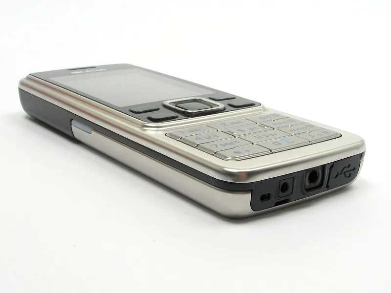 Nokia 6300 разблокированный gsm мобильный телефон английский и арабский и русский клавиатура восстановленные сотовые телефоны