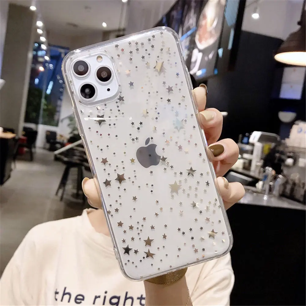 Lovebay Love Heart чехол для телефона для iPhone 7 8 6 6s Plus 11 Pro X XR XS Max прозрачный гальванический Мягкий ТПУ силиконовый чехол