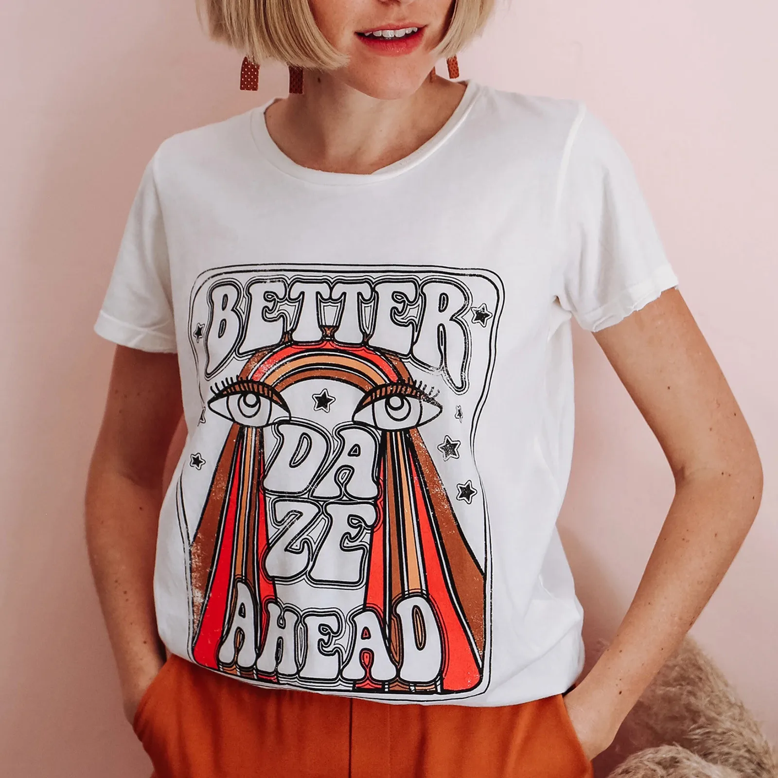 

T-shirt for Women Summer Loose Casual Printing Short Sleeve O-Neck Blouse Tops casual Korean Style Tops