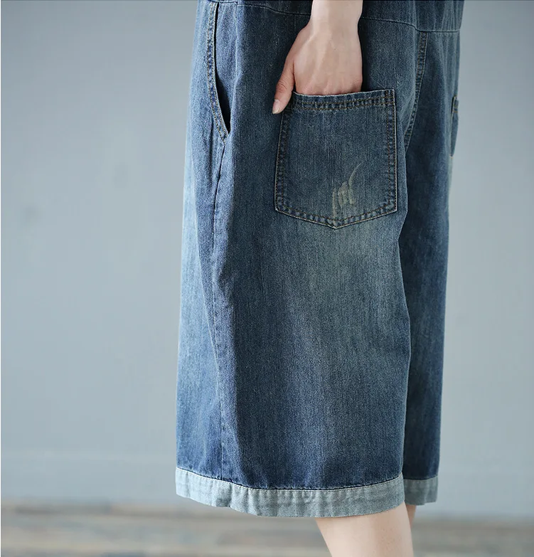 Летние комбинезоны 2020 женские большие размеры модные Универсальные Комбинезоны