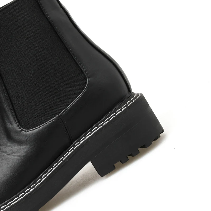 2019 роскошные женские ботильоны черные глянцевые ботинки классические на плоской