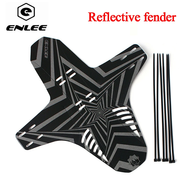 ENLEE 2 шт. Светоотражающие крылья для велосипеда пластиковые передние и задние