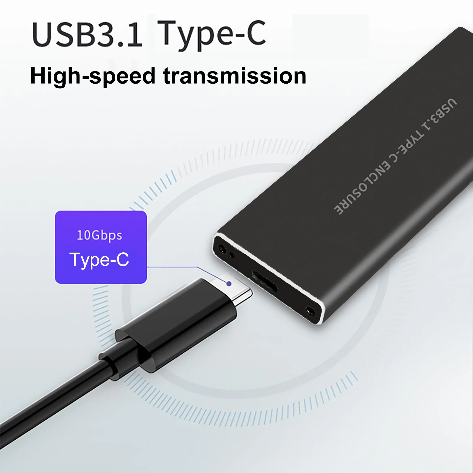 USB 3 1 к M2 NVME PCle SSD корпус жесткий диск чехол HDD Box адаптер для ноутбука|Компьютерные